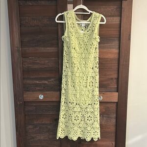 House of Harlow 1960 light green lace Midi Dress